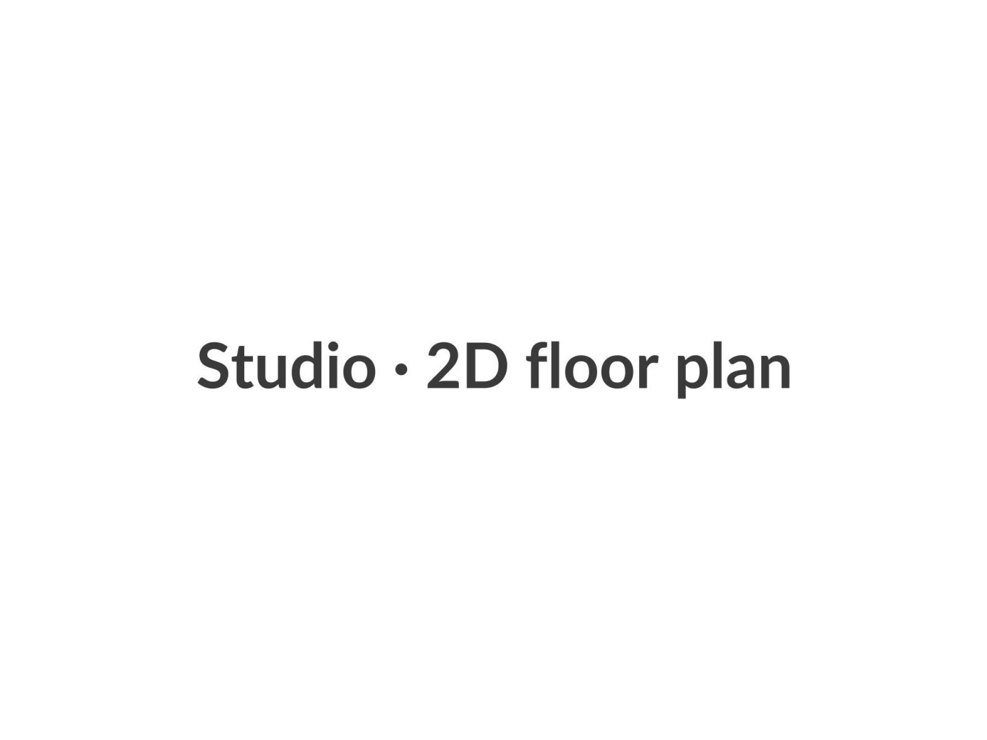 Studio floor plan