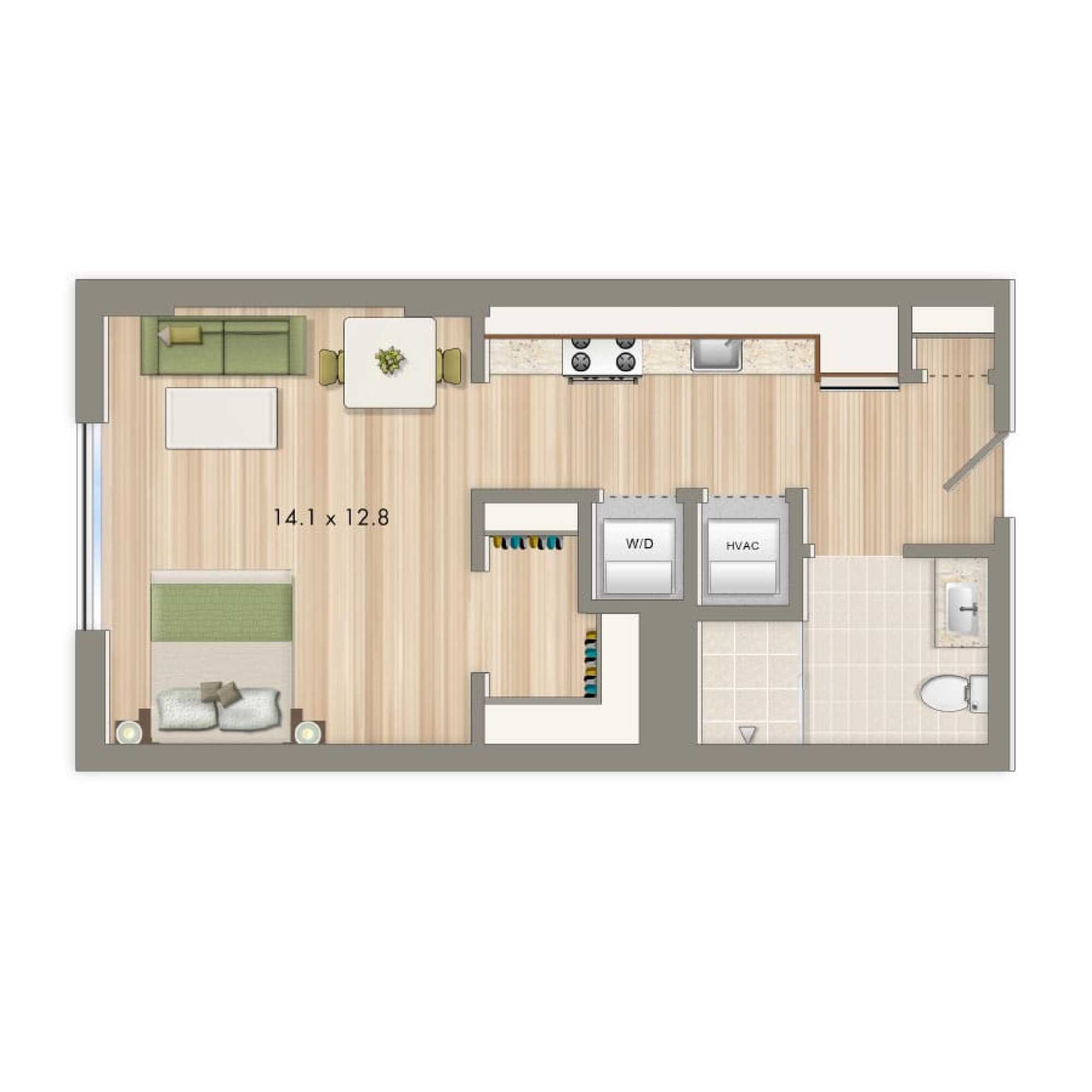 Studio floor plan