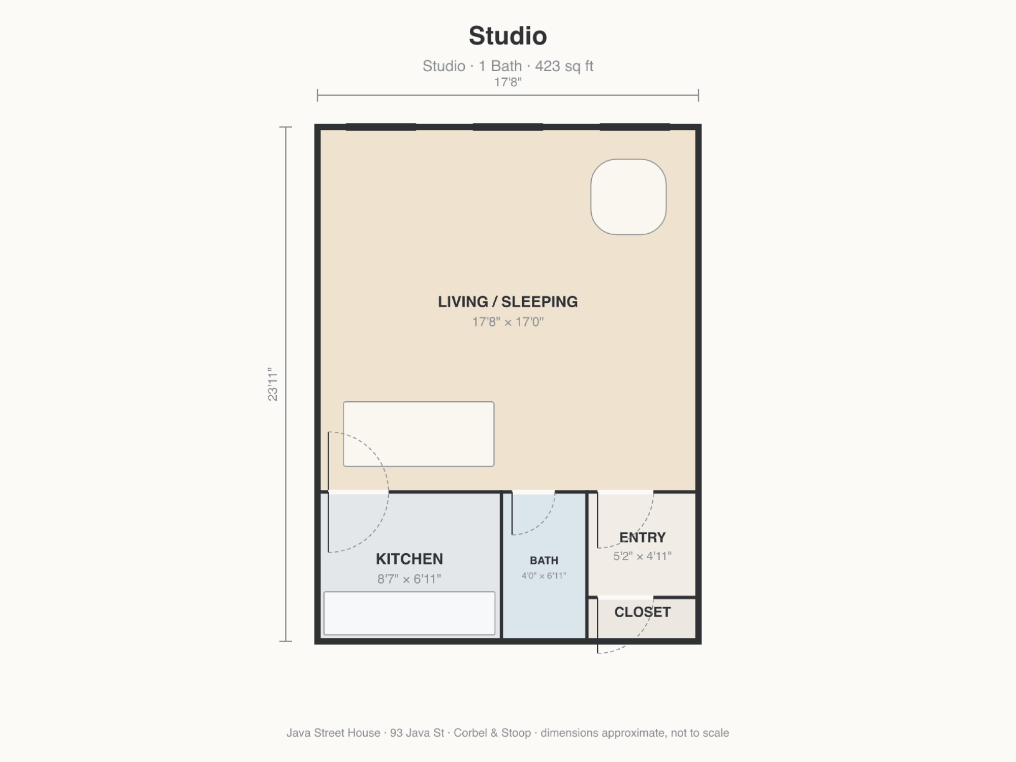 Studio floor plan