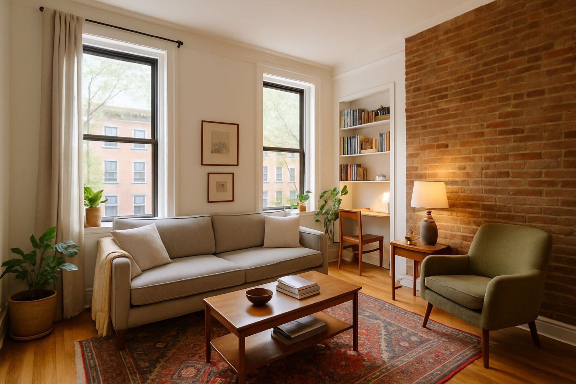 Living room 1 · wu-1br-flex · prewar-classic