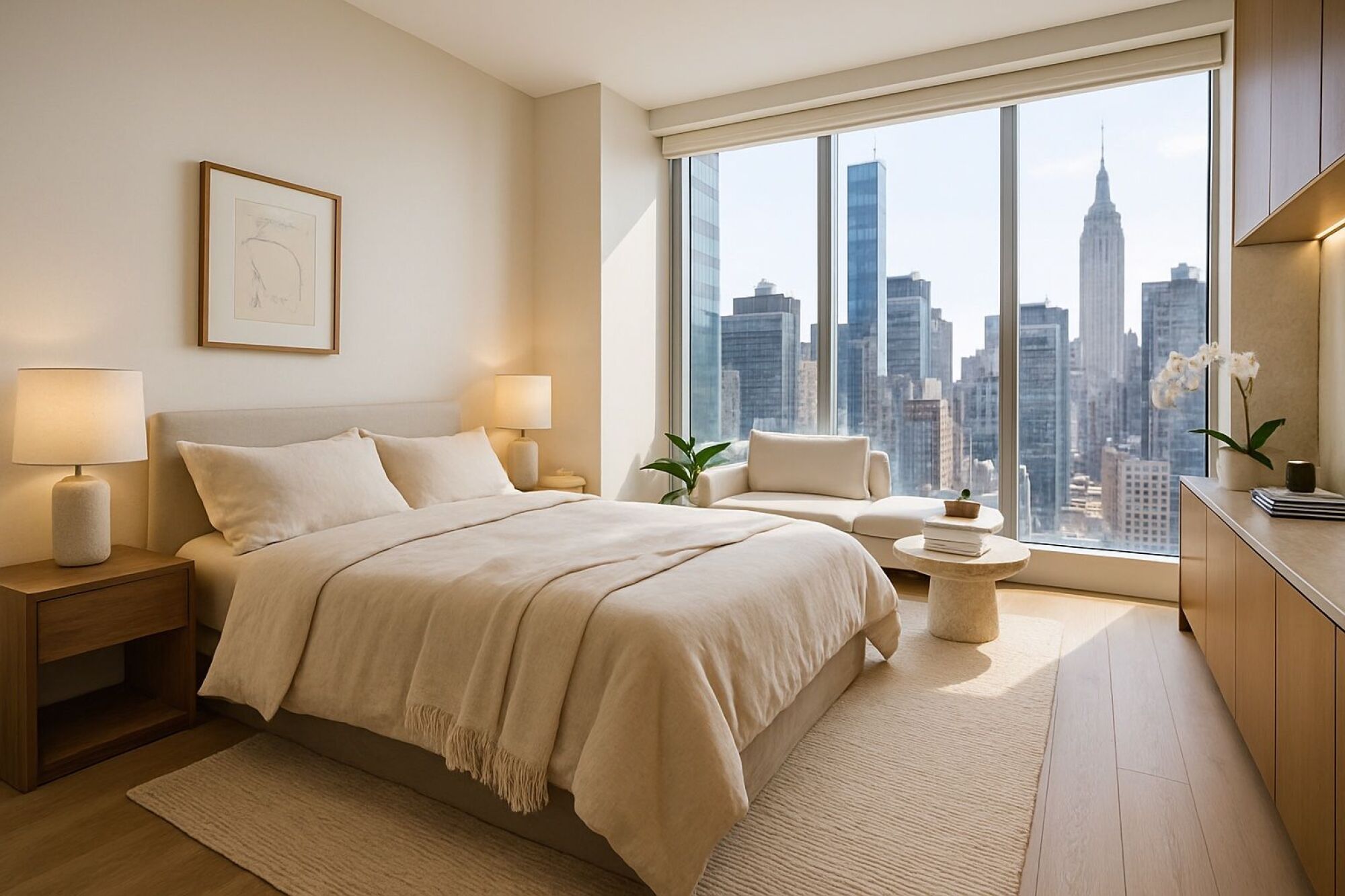Bedroom 1 · hr-alcove · luxury-tower